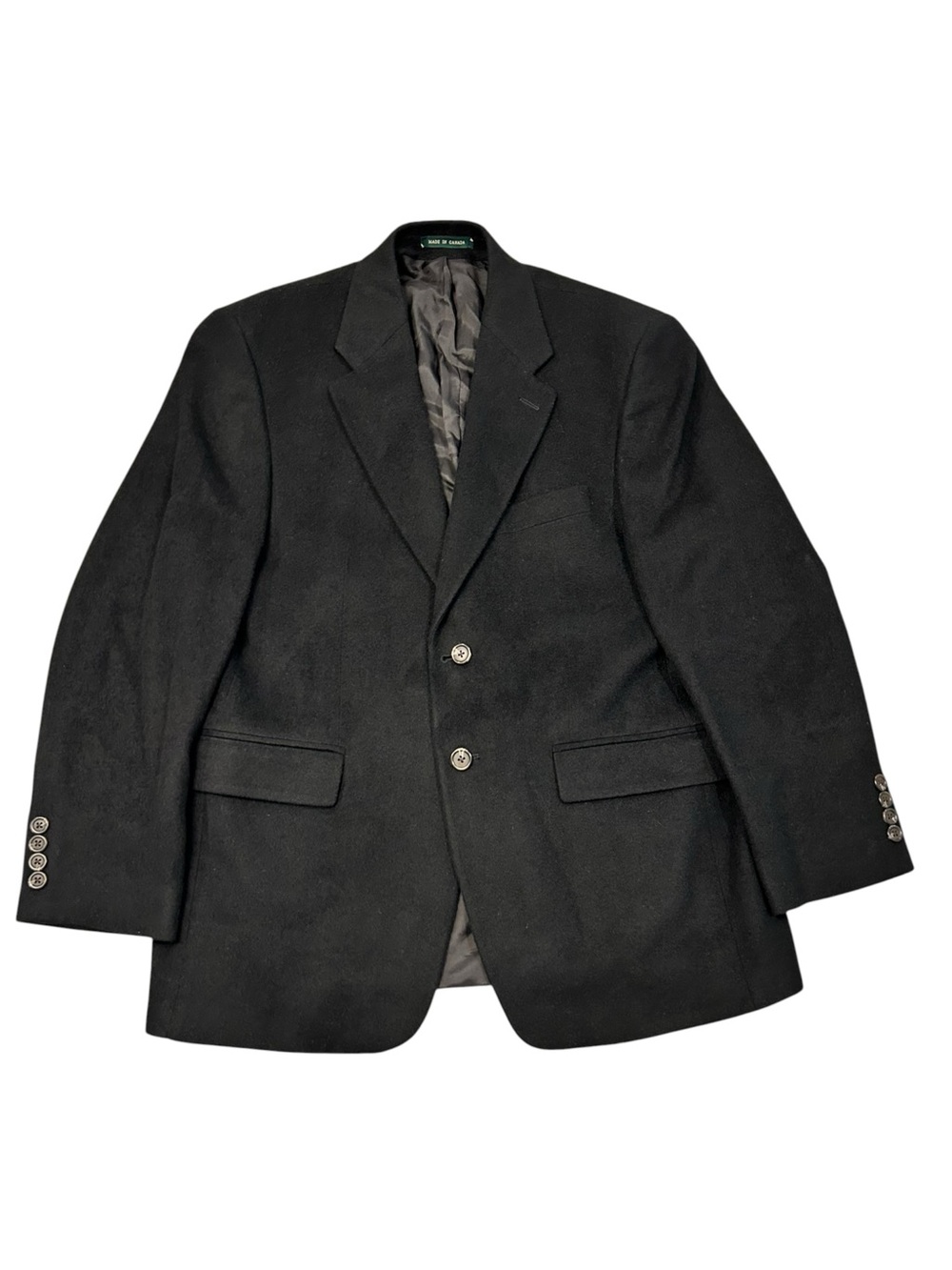 Lauren Ralph Lauren Camel Hair Blazer 90s Vintage Union Made Men’s Black 38S